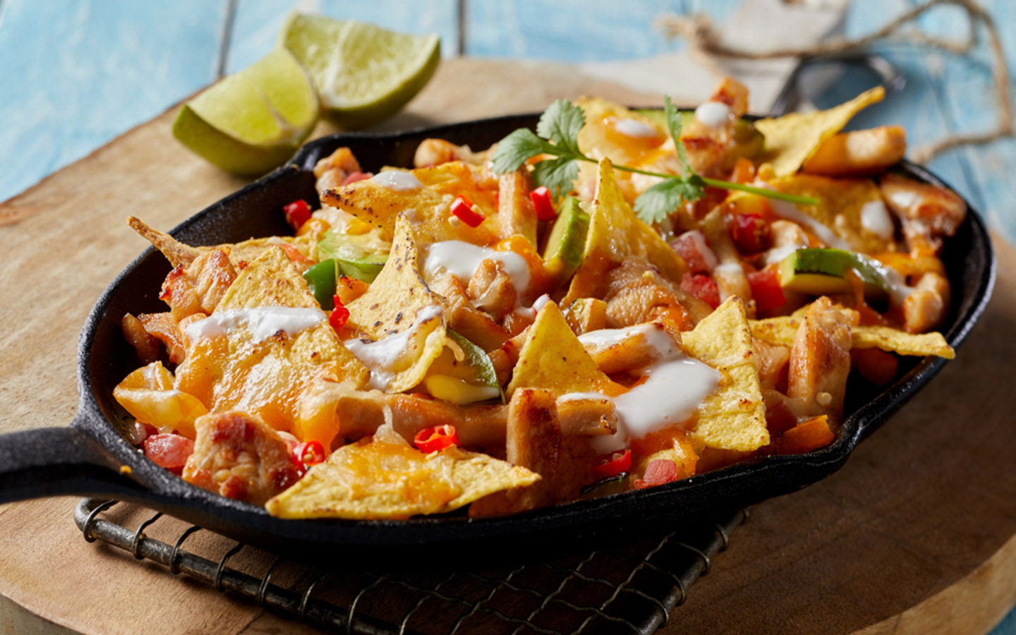 Chicken nachos