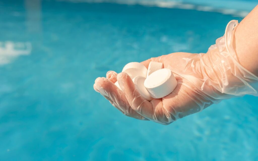keep chemical levels checked when doing Pool maintenance in hot climate