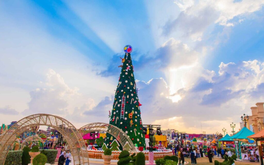christmas market at global village