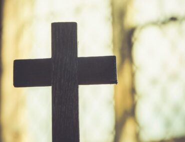 Traditional church interior during a religious ceremony