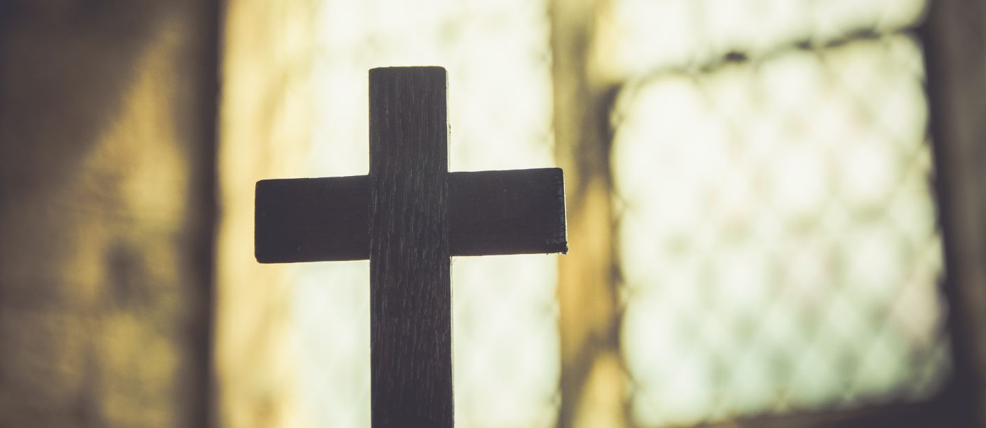 Traditional church interior during a religious ceremony