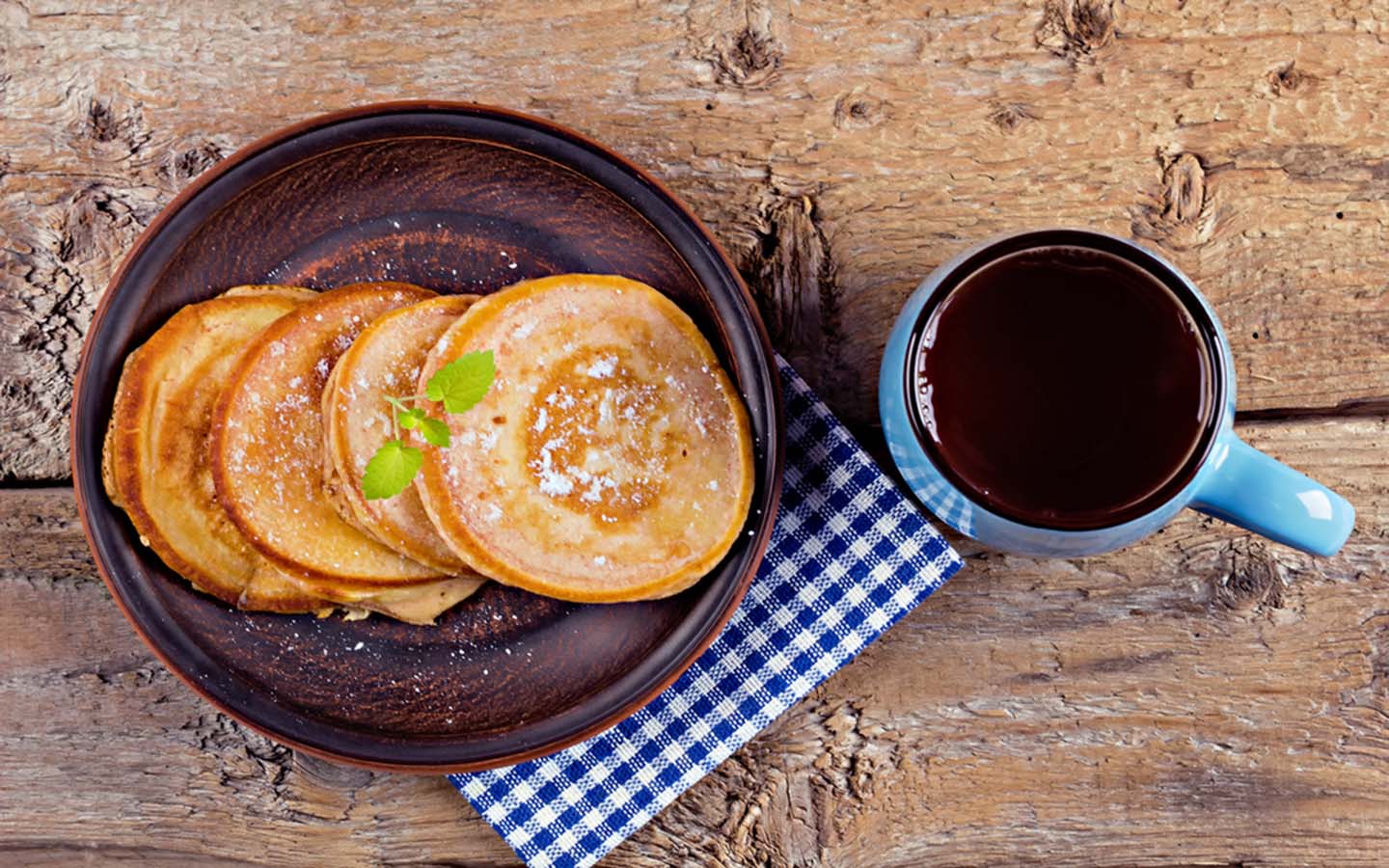 coffee and pancakes