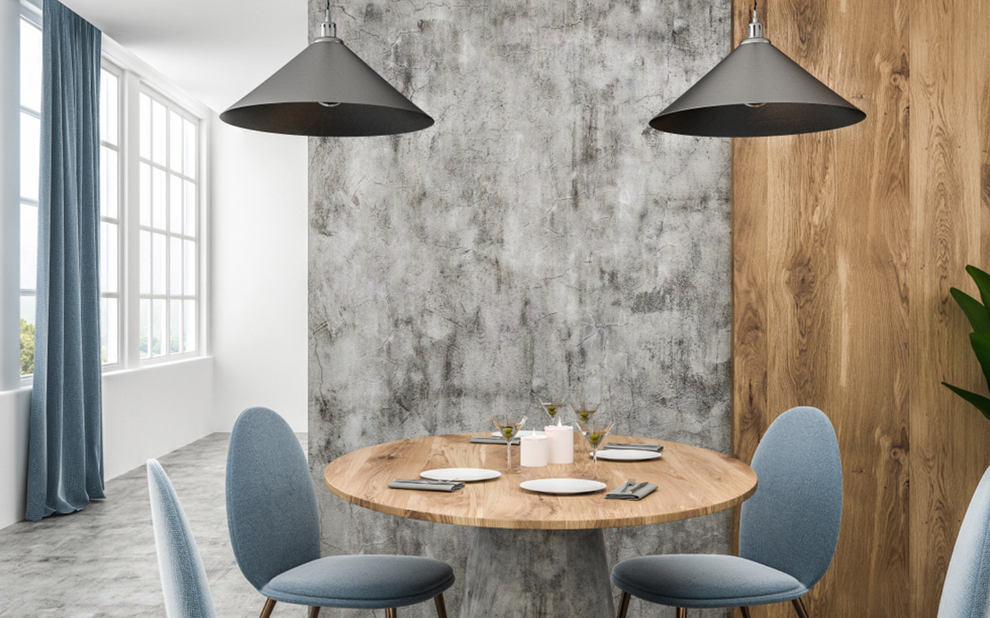 طاولة طعام دائرية