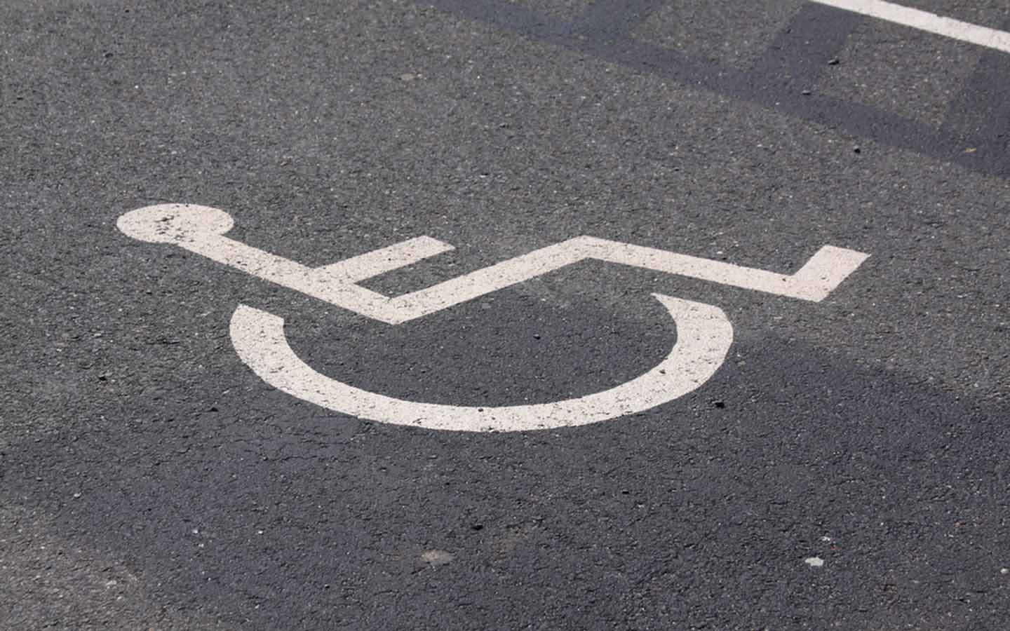disabled parking sign