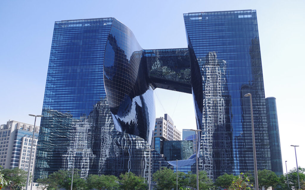 The Opus tower in Business Bay