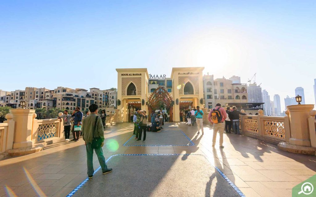 The Dubai Mall entrance