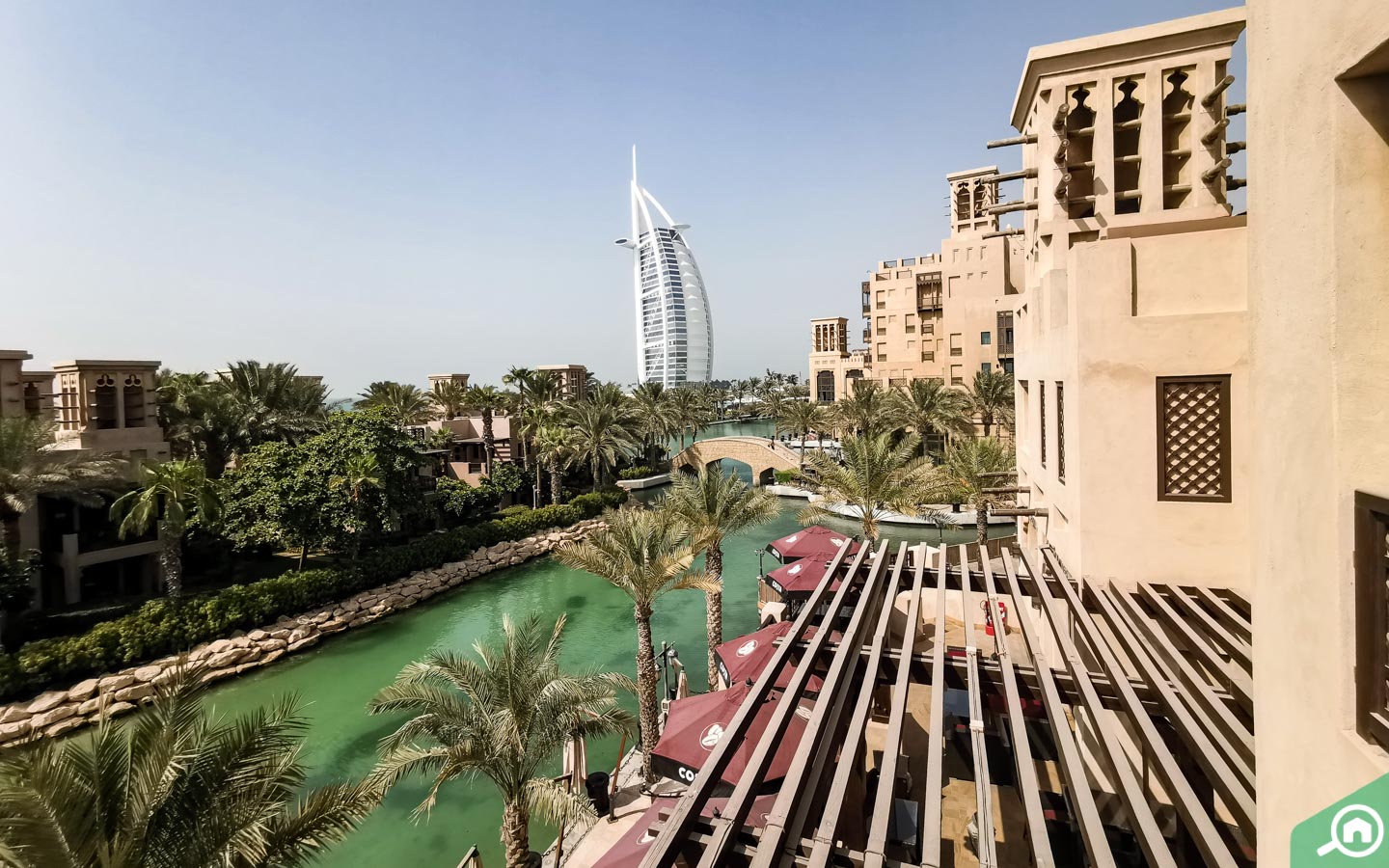 View of Burj Al Arab from Folly by Nick and Scott