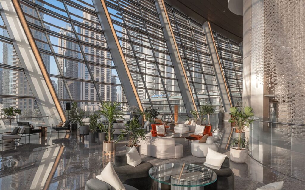 The Grand Circle Terrace combines breathtaking views with chic interiors
