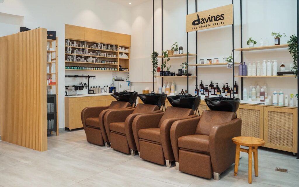 curly hair is a specialty of boho salon in AUH