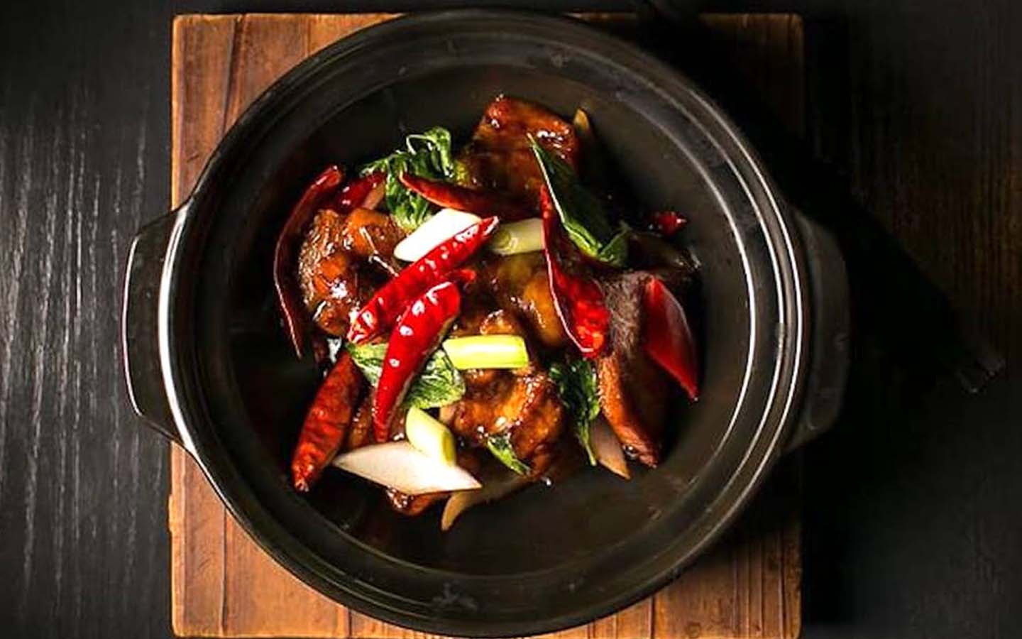 food at Hakkasan Dubai
