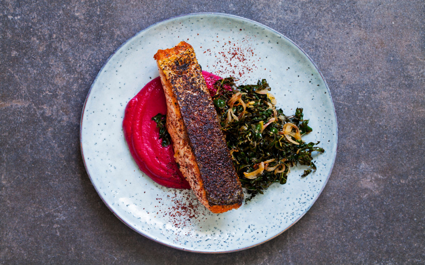 healthy salmon dish