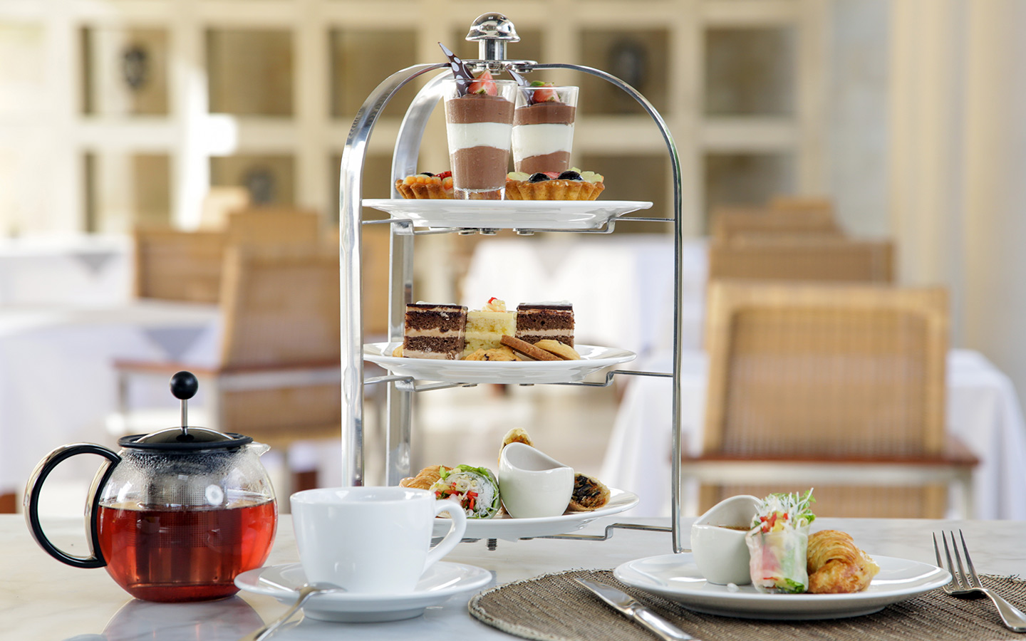 High tea in At.Mosphere