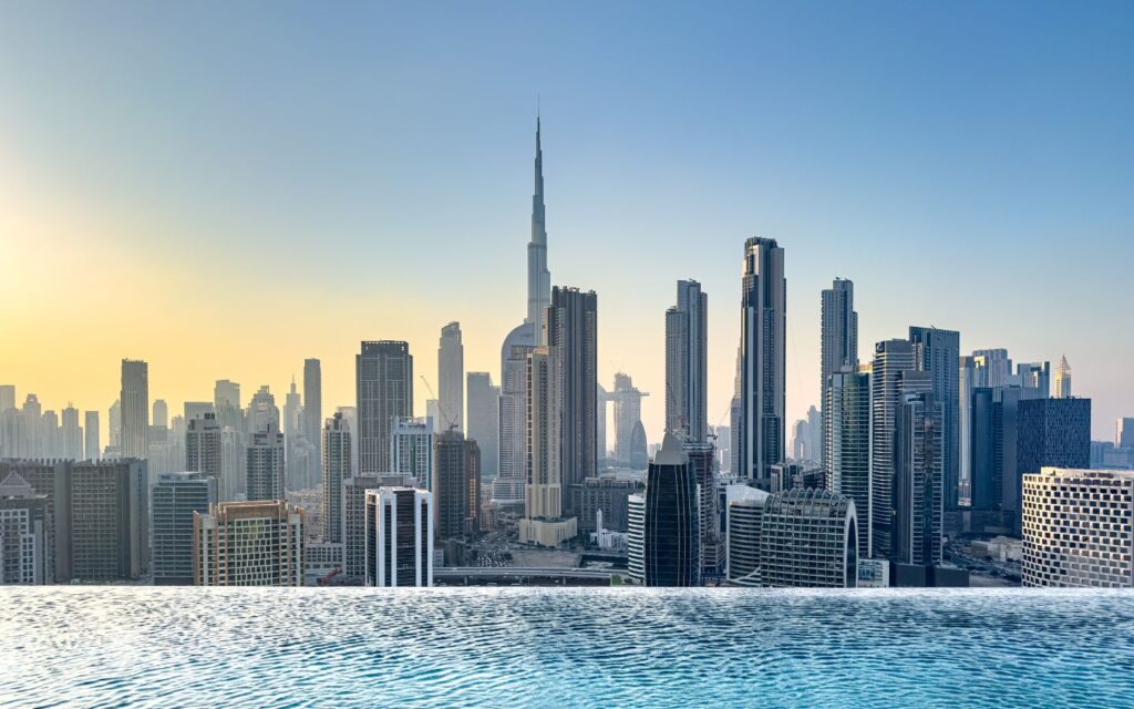 Elevate your city escape with rooftop infinity pools in Dubai, where water meets sky for picture-perfect moments.
