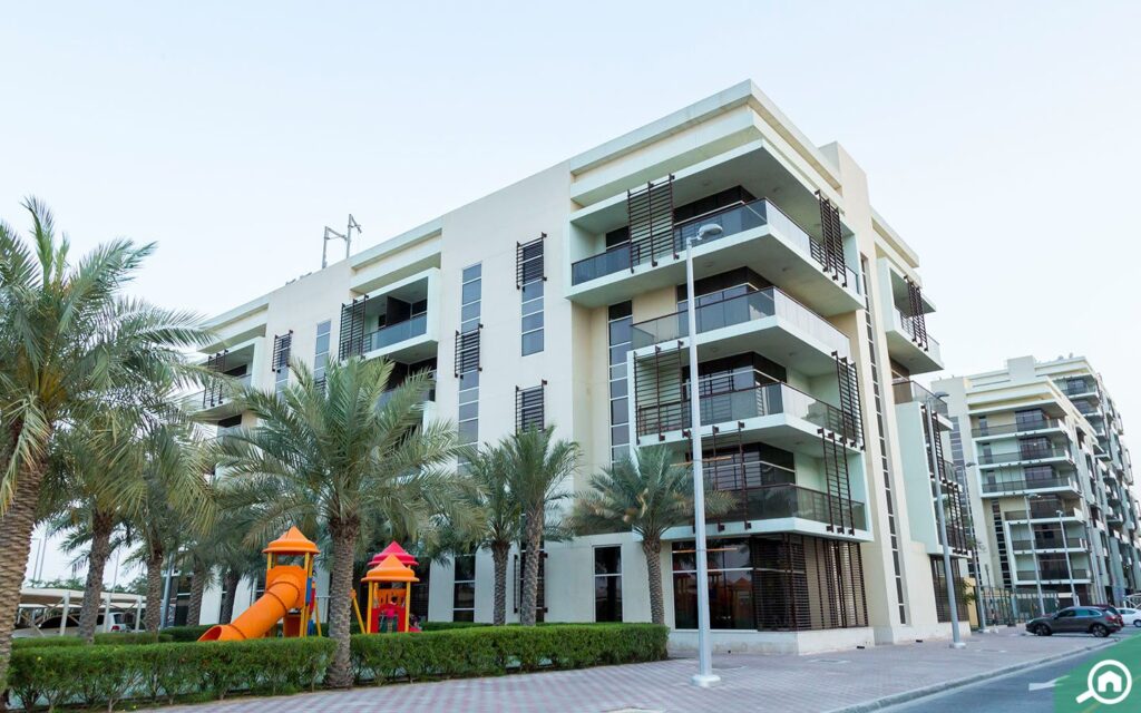 apartment buildings in affordable areas for students in Abu Dhabi