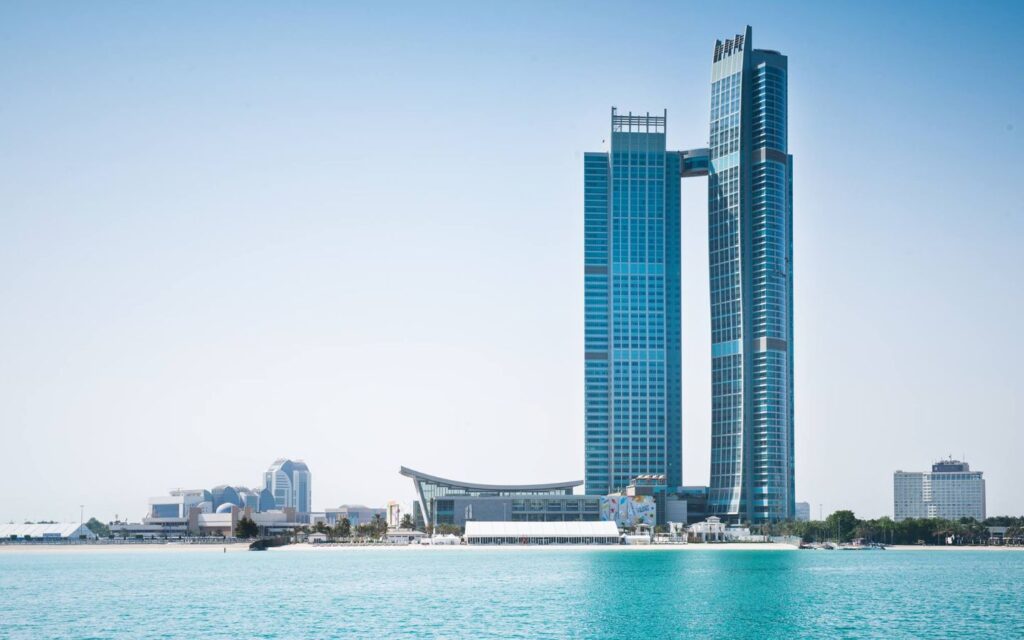 Corniche area is one of the best places to see architecture in Abu Dhabi