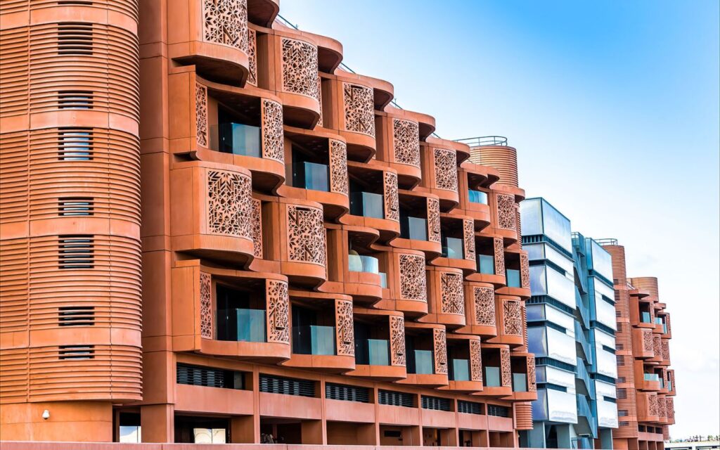 Masdar City features some of abu dhabi's famous buildings