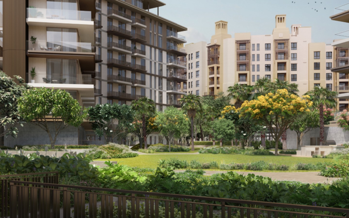 السكن في مدينة جميرا ليفينج