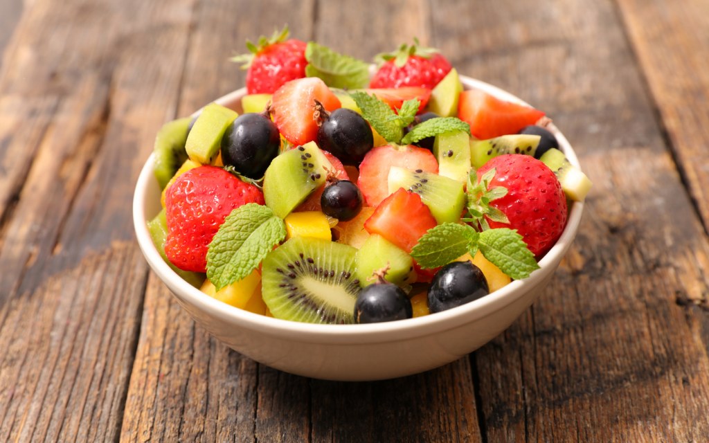 Mixed fruit salad is a rather juicy alternative to green ones