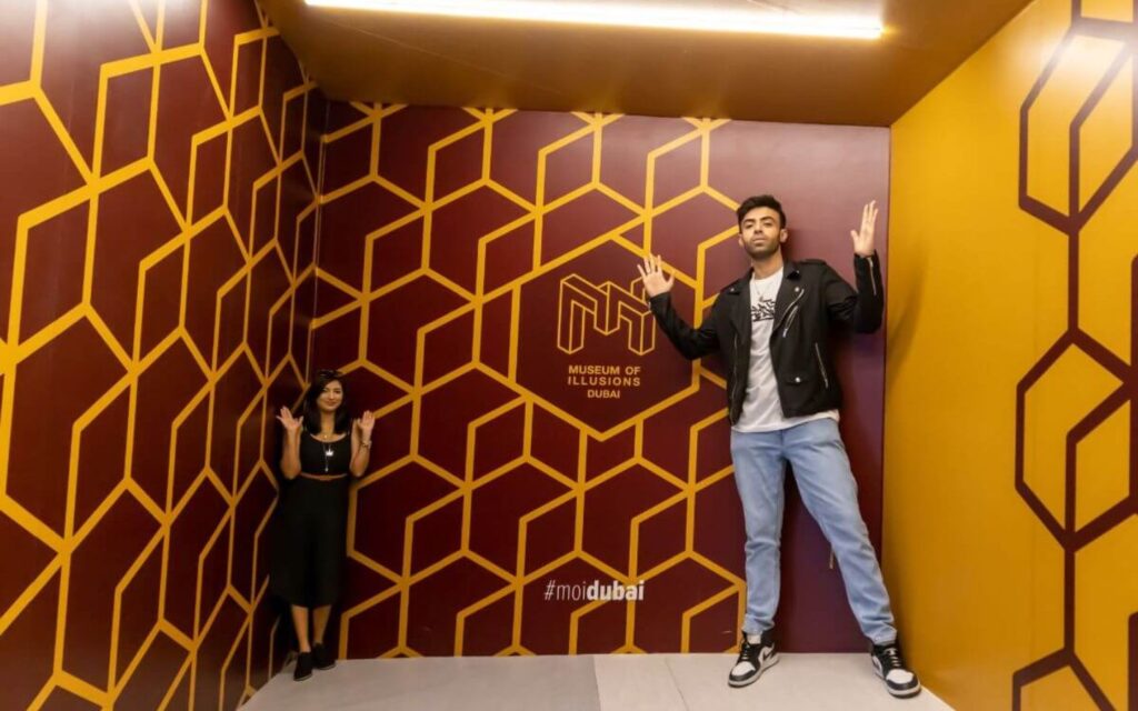 The Museum of Illusions Dubai offers one of the quirkiest indoor activities in Dubai