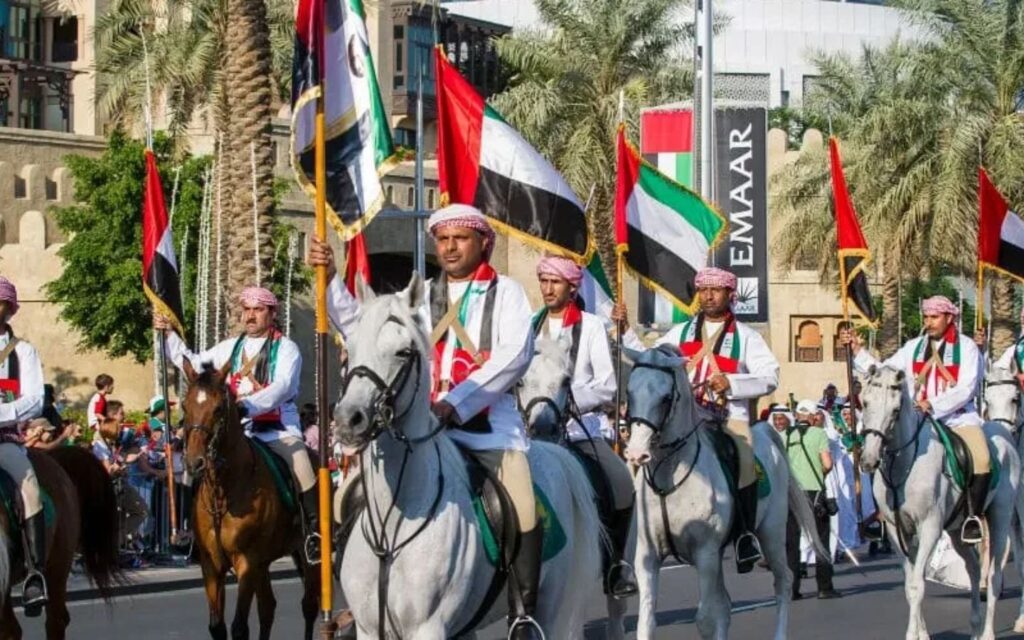 union march parade in abu dhabi