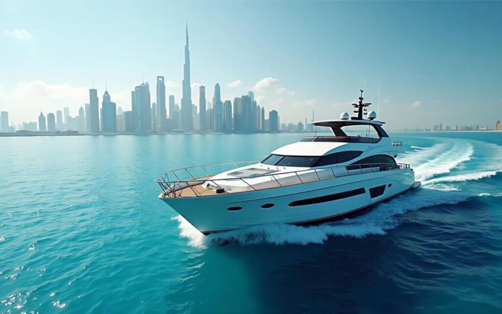 book a yacht rental for New Year in Dubai