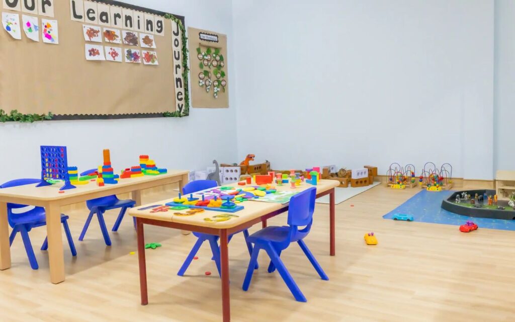 classroom setting in Dubai marina nursery schools