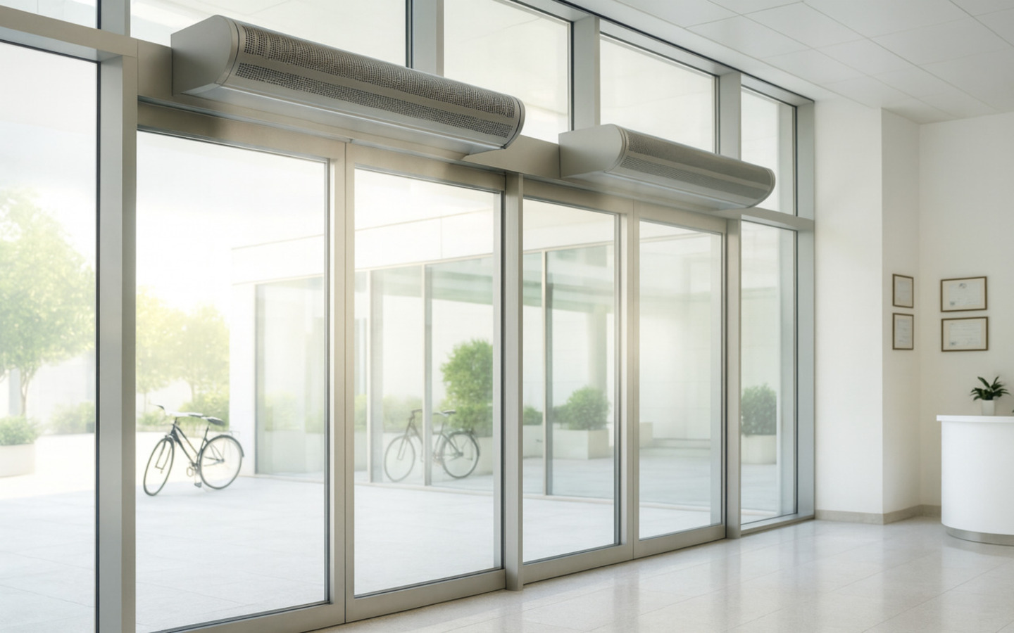 مدخل وستائر هوائية