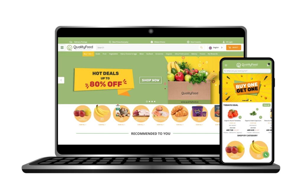 QualityFood is another option for grocery online delivery in sharjah