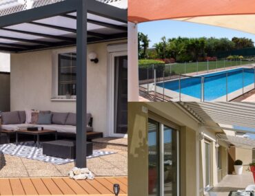 Different types of outdoor sun shades