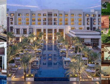 glimpses of Saadiyat Island hotels in Abu Dhabi