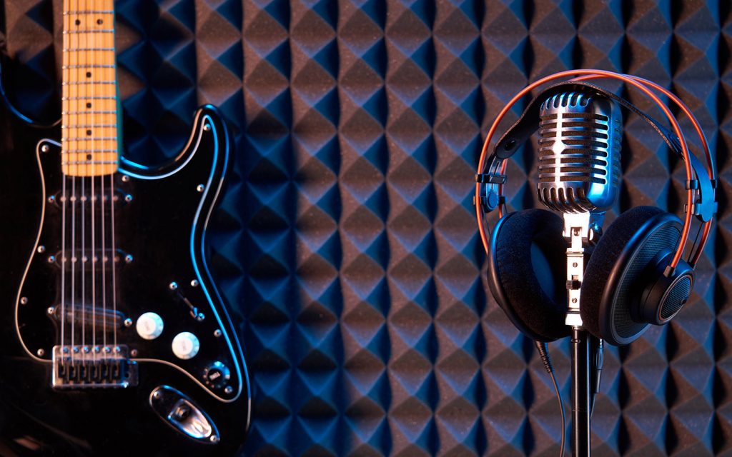 music podcasting setup