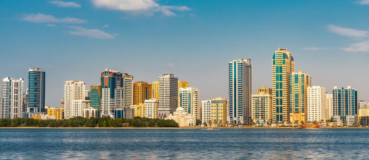 sharjah abu shagara skyline