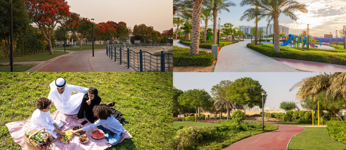 glimpse of family parks in Abu Dhabi