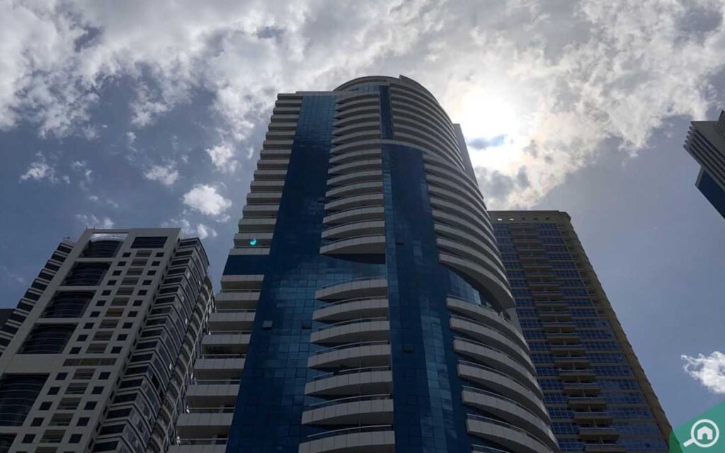 Saba Towers are one of the family-friendly JLT residential buildings