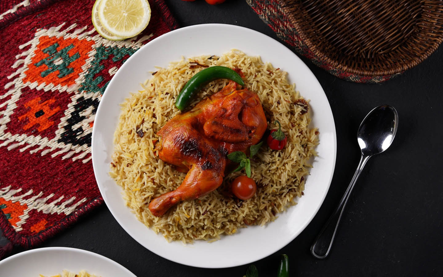 طبق دجاج مع الأرز