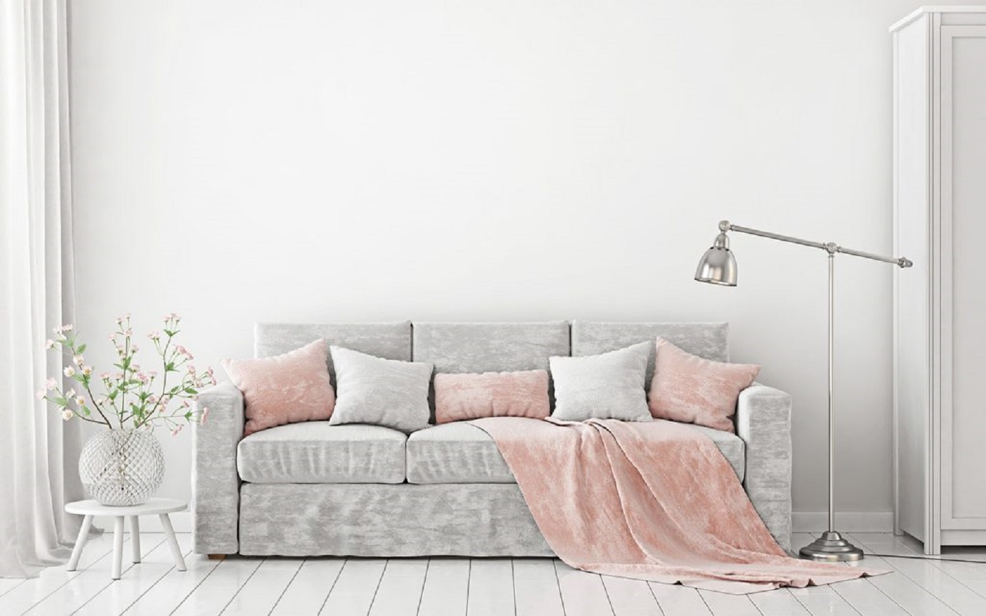 ستائر لديكور بسيط