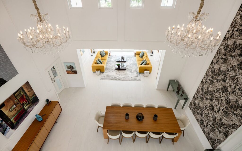 view of beautiful villa renovation in Dubai