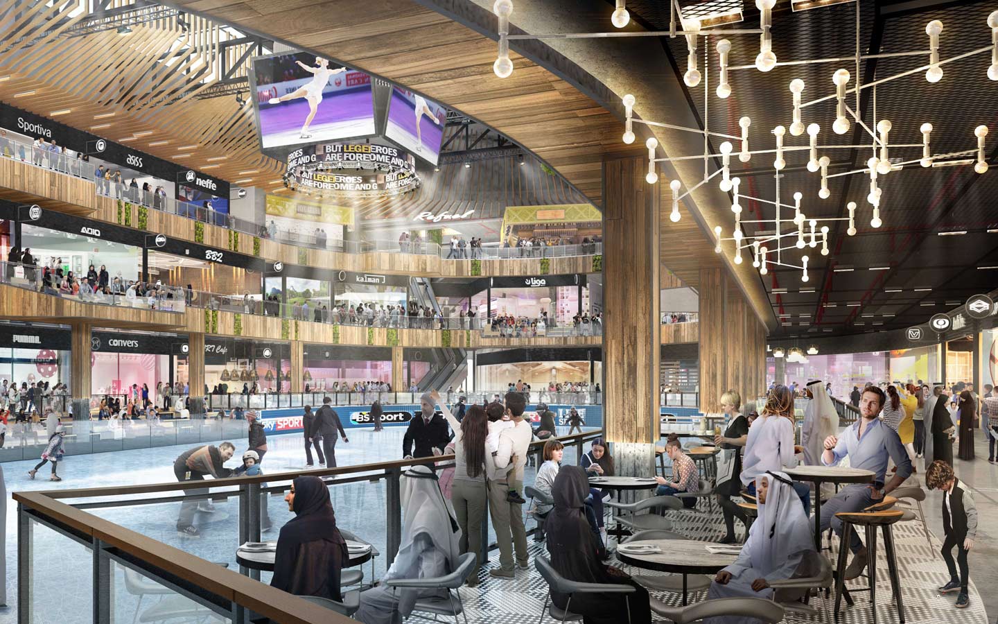 سبورت سوسايتي مردف .. أكبر مول تجاري رياضي في العالم ماي بيوت