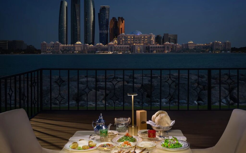 suhoor in Abu Dhabi at Emirates Palace Mandarin Oriental