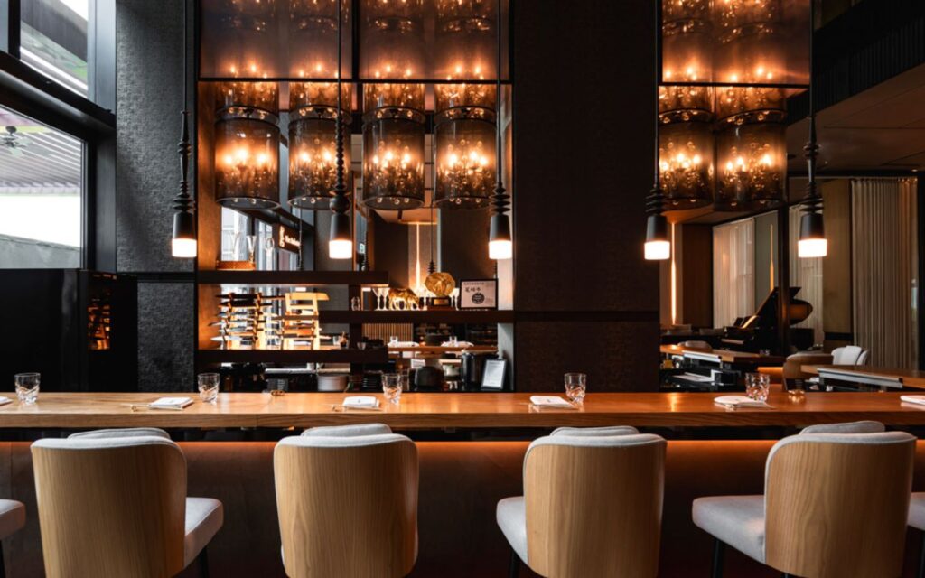 The ambience at TakaHisa Japanese Restaurant reflects the finesse of its cuisine