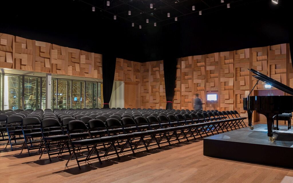 The Studio provides a refined space overlooking the Plaza