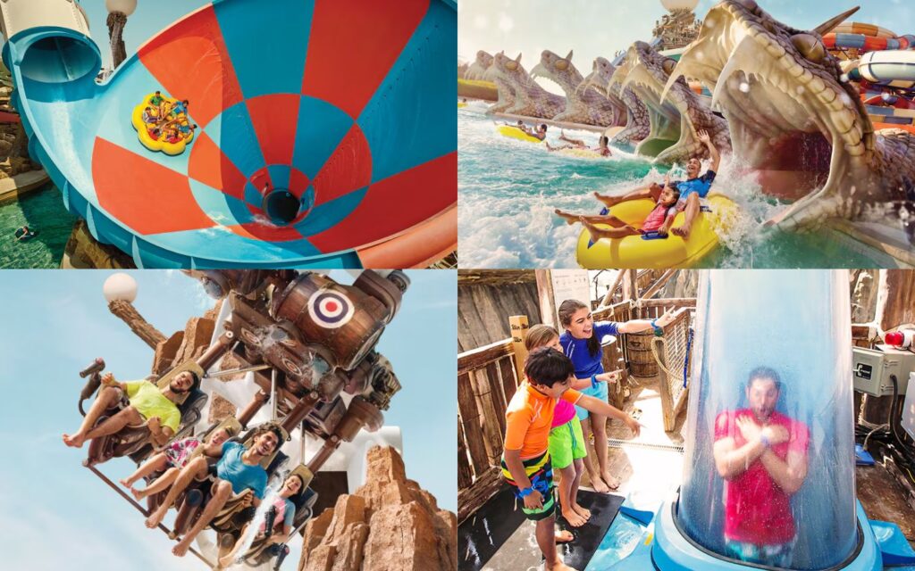 Experience heart-pounding drops and soaring heights on Dubai’s most daring thrill rides on Yas Waterworld
