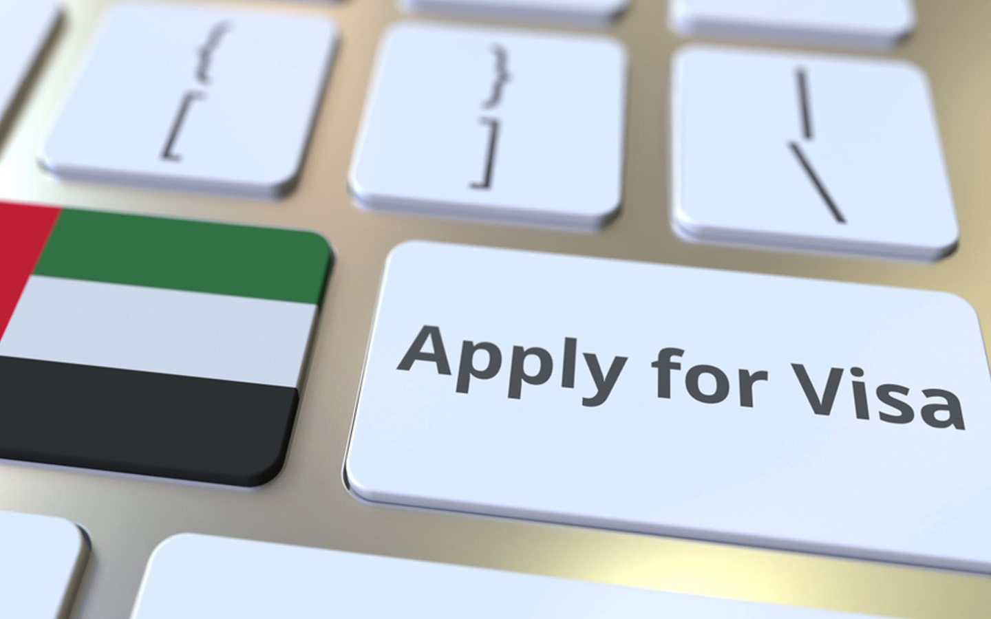 لوحة مفاتيح علم الإمارات