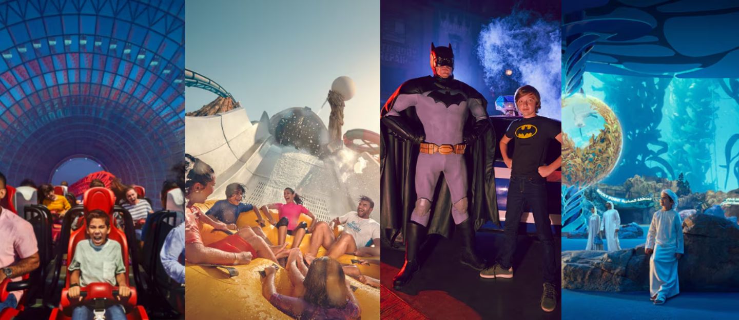 Yas Island theme parks proximity